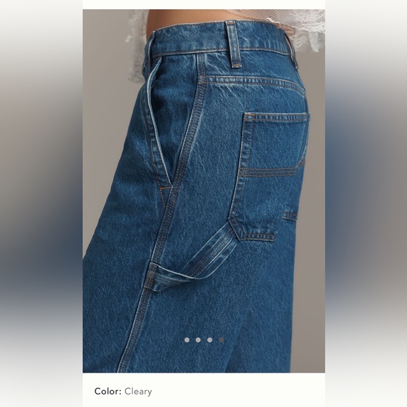 Reformation Diego MidRise Baggy Utility Jean - Picture 4 of 6